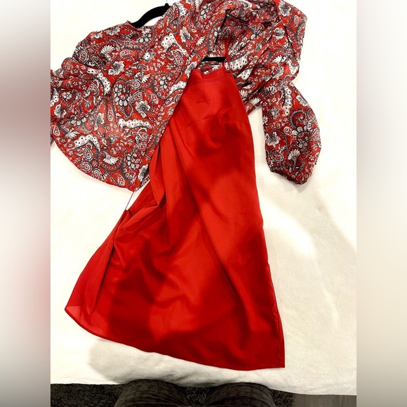 Loft Babydoll Long Sleeve Dress Silver Sparkle Paisley Short New Size XXS Petite - Picture 8 of 14